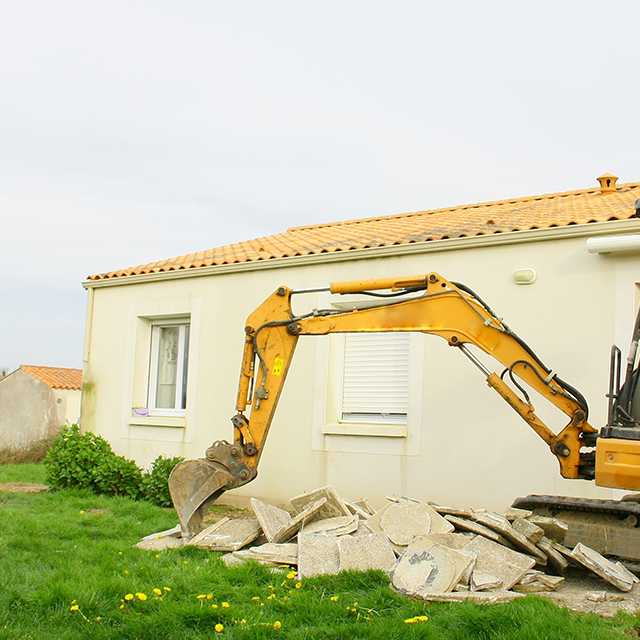 Travaux de terrasse